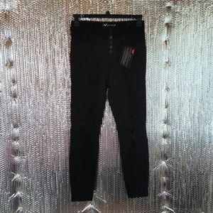 Excuse Black Denim Button Fly Jeans